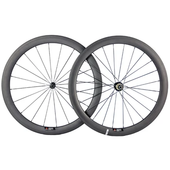 

Ultra Light 3K matte Carbon Wheels 50mm Clincher Road Carbon Wheelset Tubular Bicycle Wheel Basalt Braking Surface