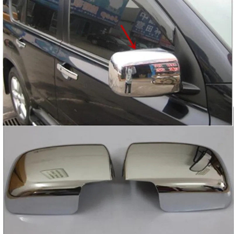 ABS Chrome Rearview Side Door Mirrors Cover Trim Car modeling FOR