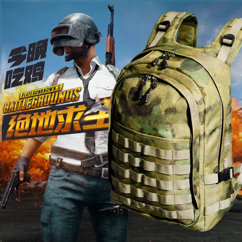  Playerunknown's Battlegrounds PUBG Winner Chicken Dinner Level 3 Backpack Multi-functional Tactical