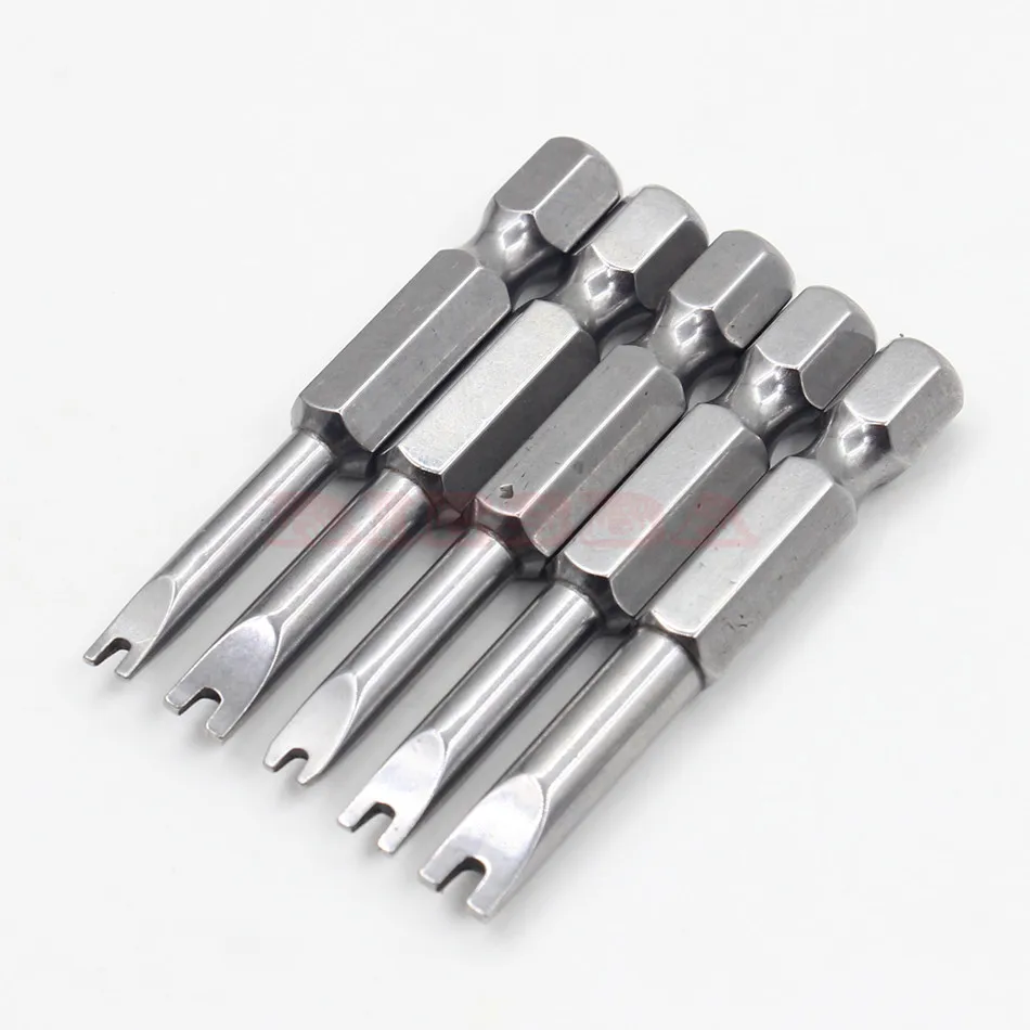 RIESBA 5pcs 1/4 Inch U4 U5 U6 U7 U8 Hex U Shaped Screwdriver