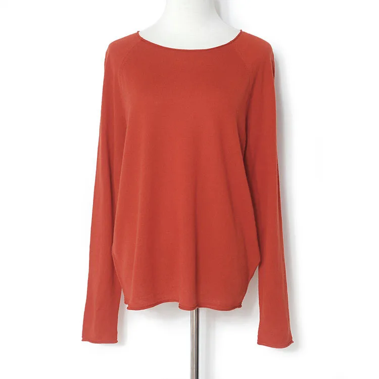 yuninyoyo  100% Pure Wool Long Sleeve Knitted top wutumn spring winter high-quality woman thin Sweater  various  pure colour