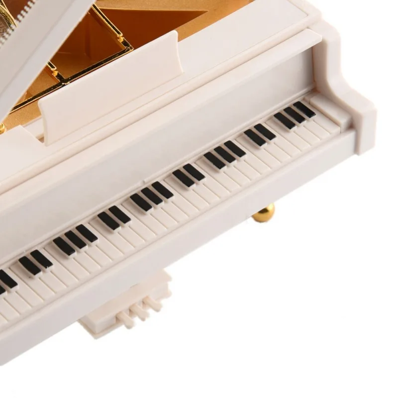 Caja de música de muñeca giratoria de baile para mujer con mecanismo de reloj de Piano, regalos para el Día de San Valentín, decoración del hogar, suministros para fiestas de boda