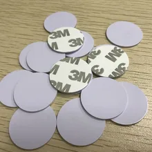 1000 шт./лот 20 мм TK4100 чип 125 мГц ID stiker ПВХ Монета карты метки