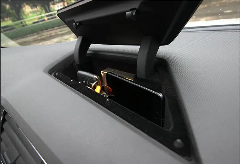 Подходит для VW Tiguan MK2 Передняя центральная консоль приборной панели коробка для хранения держатель 5NG857922A