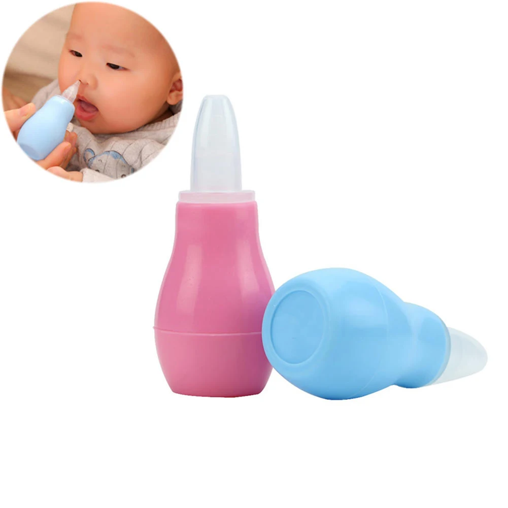 Креативный для новорожденного мягкий силиконовый аспиратор для носа для малышей пылесос для носа для младенцев Вакуумная присоска мягкий очиститель с наконечником уход