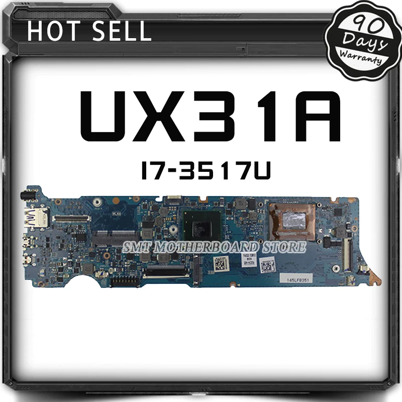 For UX31A UX31A2 motherboard processor i7 CPU 4G font b RAM b font REV4 1 DDR3