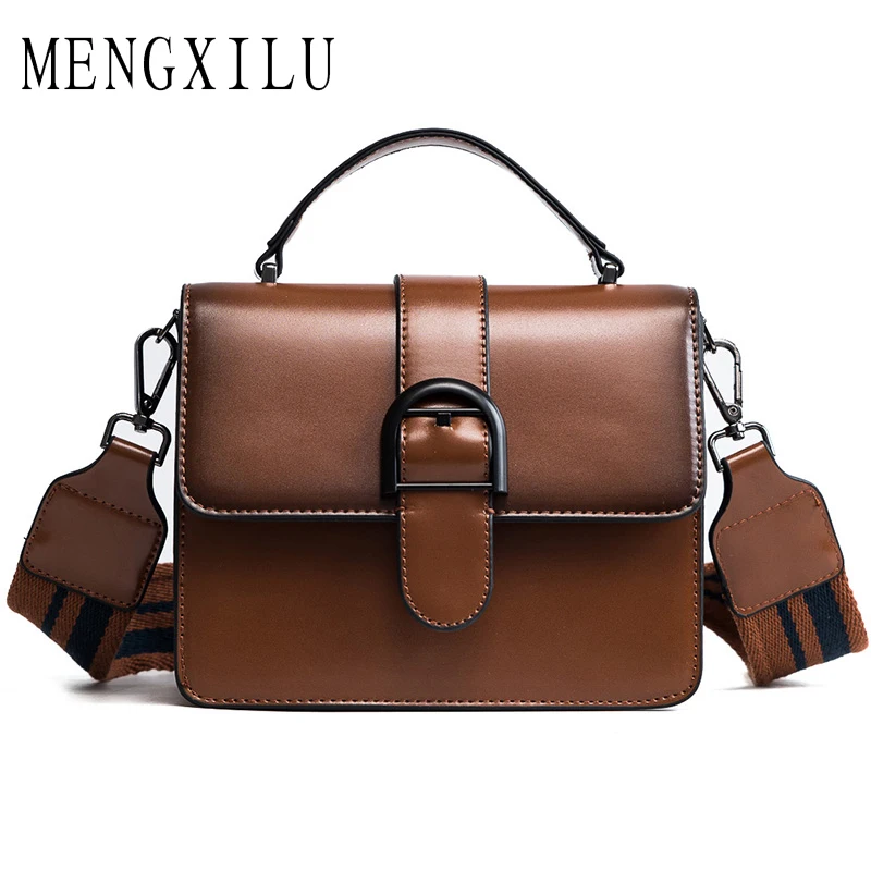 

MENGXILU Women Brand Shoulder Bag Luxury Pu Leather Fashion Handbag Casual Designers for Women 2018 Ladies Hand Bag