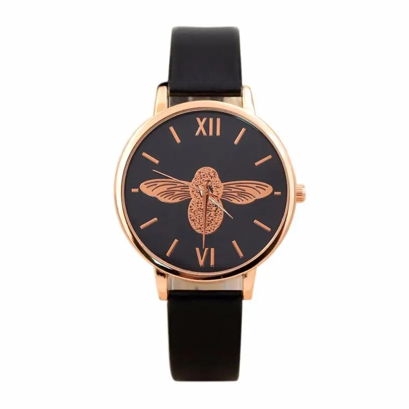 

Luxury Brand Women Watches Elegant Dress Ladies Watch Color Strap Leather Strap Quartz Watch Clock Women Relojes Mujer 2018 #D