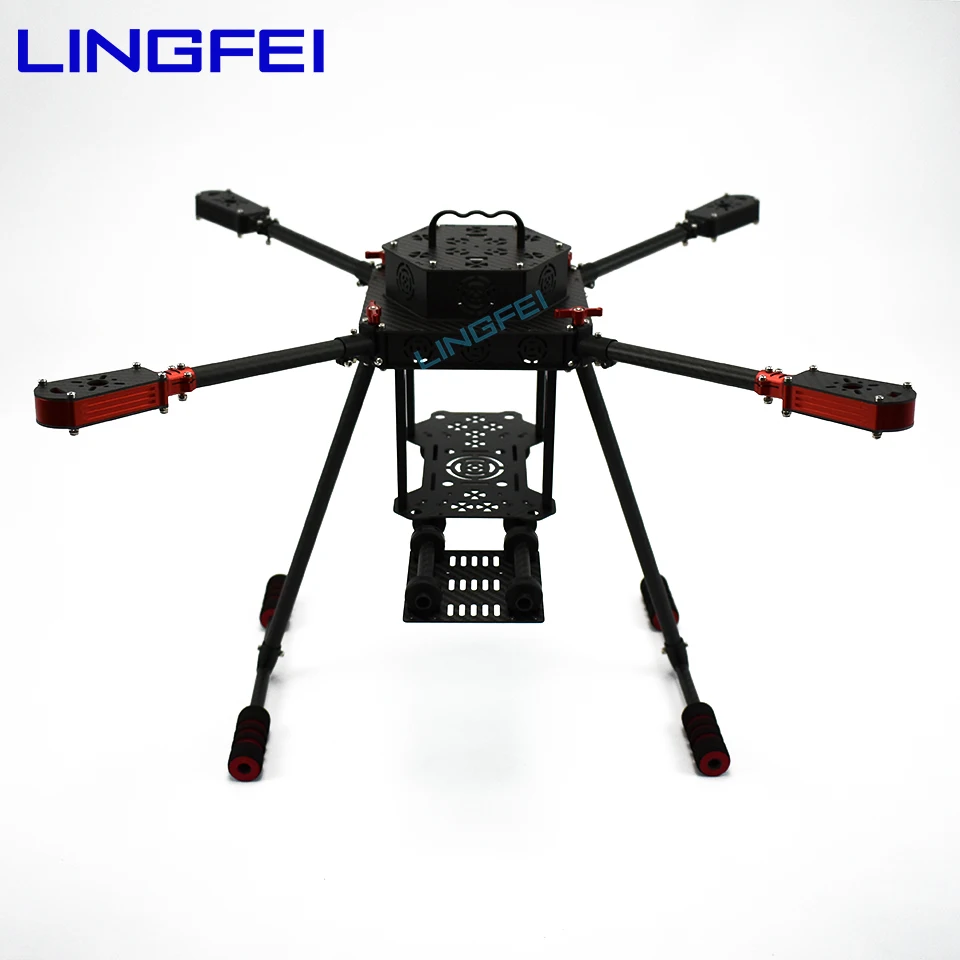 

LINGFEI 12 mm Airframes Telecontrol Model Four Axis Aircraft Frame DIY Done