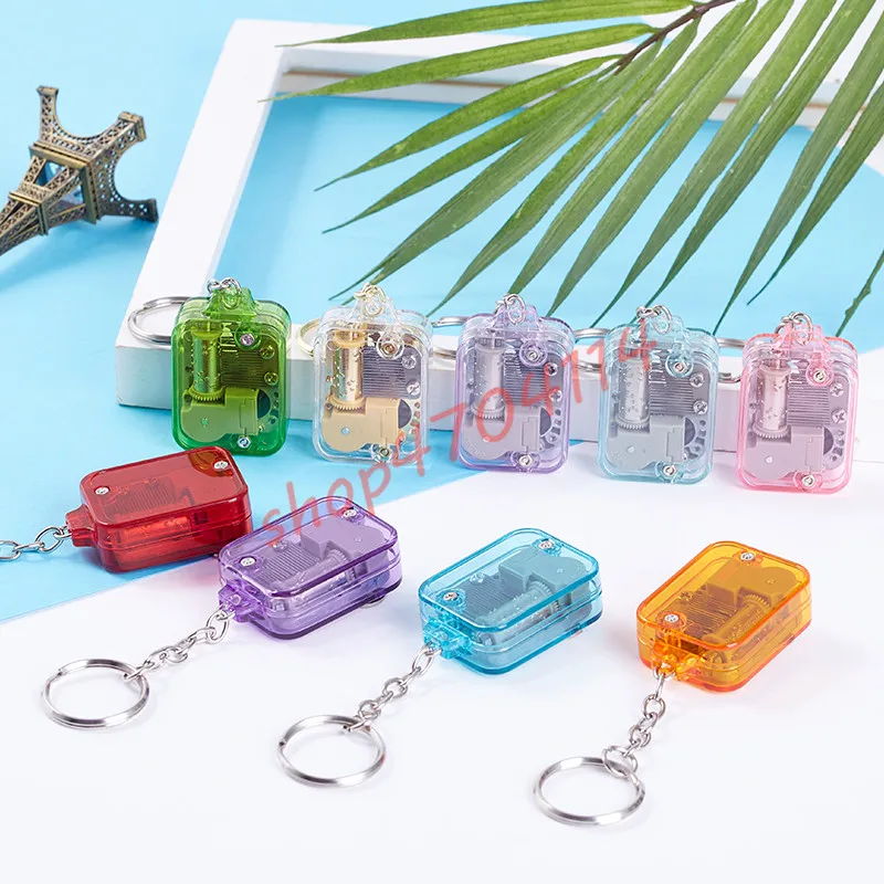 

Square, Mini, Keyboard, Eight-tone Box, Excellent Acrylic Material, "City of the Sky" Music, Exquisite Hanging