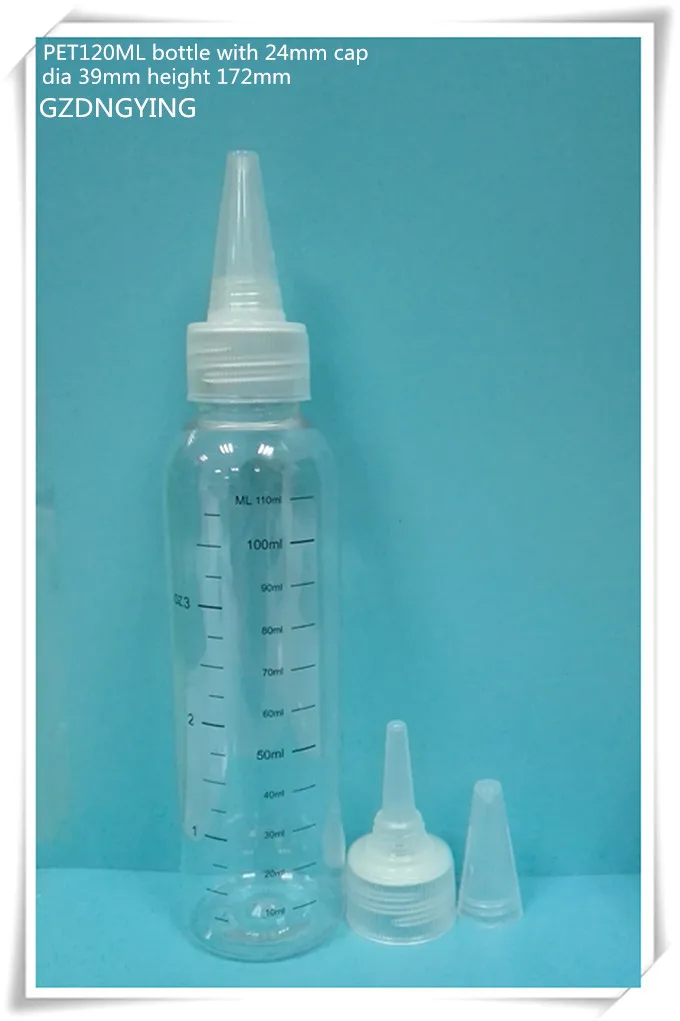 

dropper bottle with 24mm twist cap ,graduation printing 120ml bottle empty container,10pcs/lot