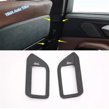 

Lapetus Car Styling Pillar B Air Conditioning AC Vent Outlet Frame Cover Trim ABS Fit For BMW X5 G05 2019 2020 Carbon Fiber Look