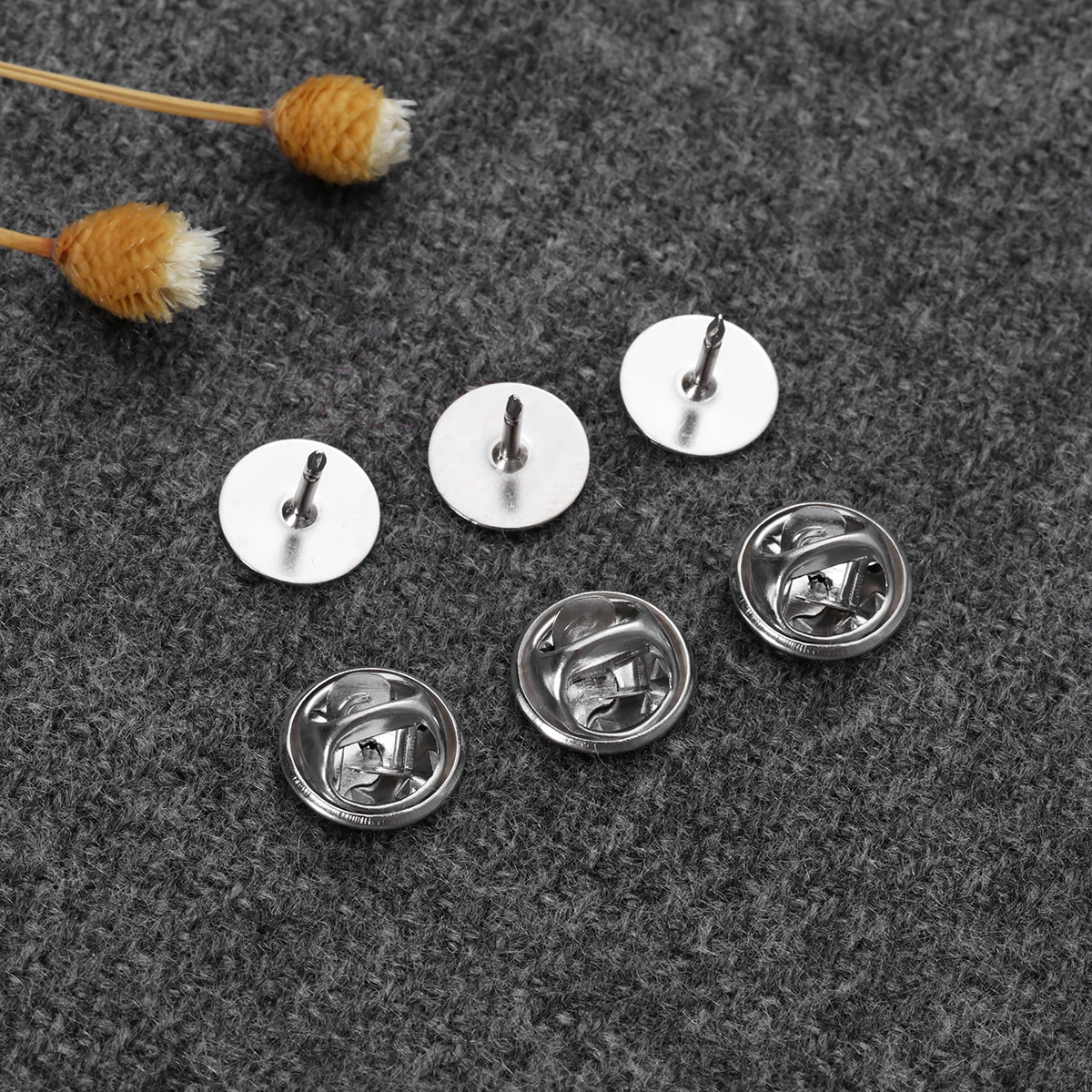 50pcs Butterfly cap pin Clutch Pin Backs Tie Tacks Blank Pins locking