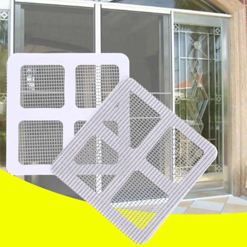 

10Pcs Anti-Insect Useful Mosquito Bug Adhesive Door Window Net Screen Fix Stickers Mesh Repair Patch Kit Home Tool Accessories