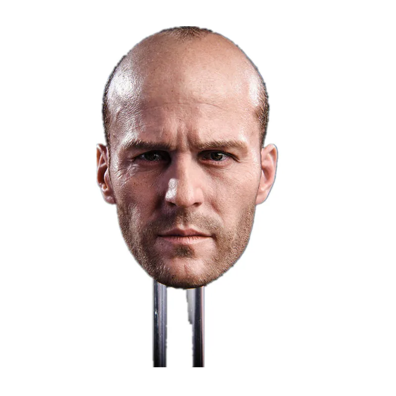 

Custom 1/6 Scale Male Head Sculpt Jason Statham Head Carved Figure Accessory Model for 12'' Action Figure Body GC023 GACTOY