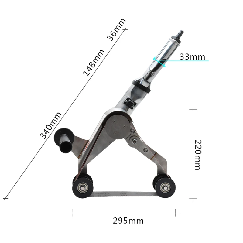 pneumatic air belt sander3