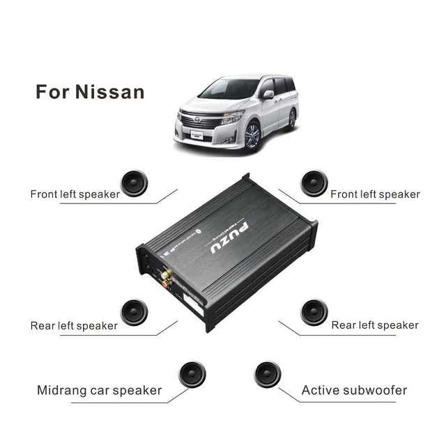 Digital Sound Processsor Car Dsp Amplifier With 4x85w For