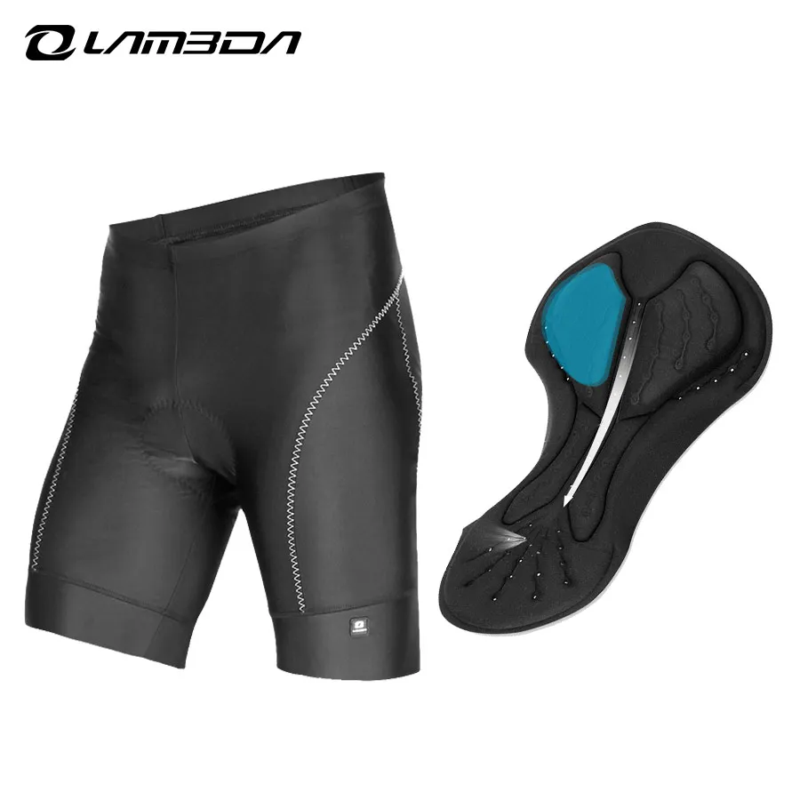 Мужские велосипедные шорты LAMBDA для горного велосипеда mtb с гелевой 3D подкладкой