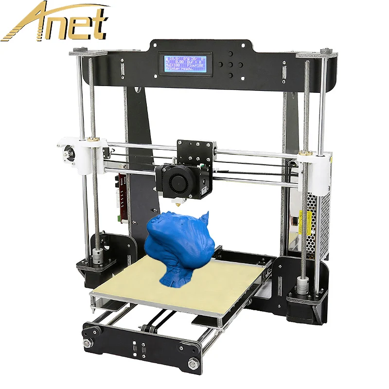 Cheap A6 3d Printer Aluminum Extruder High Precision Anet A8 Reprap Prusa i3 3d Printer kit
