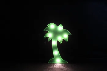 

TONGER Christmas Gifts 3D night light Christmas Coconut Tree table lamp atmosphere lighting for home bar cafe boy baby toy
