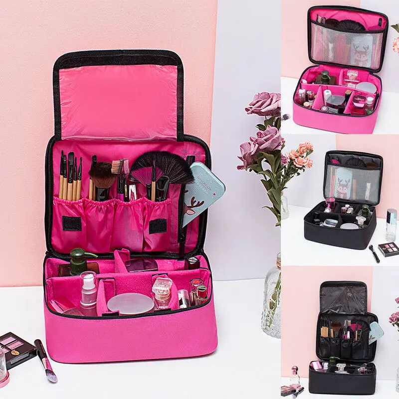 Women Cosmetic Make-up Bag Toiletry Washing Beauty Case Travel Organizer Ofxord Cloth Waterproof Holder Large Capacity | Багаж и сумки