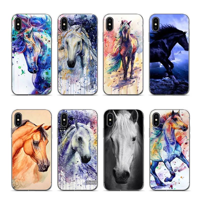 

IMIDO Case 6.1" Back Cover For iPhone 8 7 6 6S Plus X XS XR XSmax 7plus 8plus Cover Soft Silicone Printed Covers