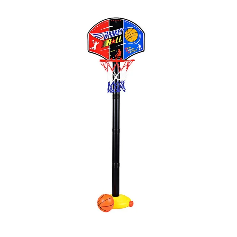 Детская спортивная баскетбольная подставка Регулируемая напольная Спортивная поезд баскетбольная игрушка-обруч подставка из набора мяч задняя сетка