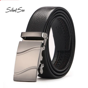 

New New Genuine Leather Men Belts High Quality Fashion Waistband Business Style Belt Automatic Buckle Girdle For Jeans