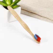 500 шт бамбуковая ручка детская зубная щетка