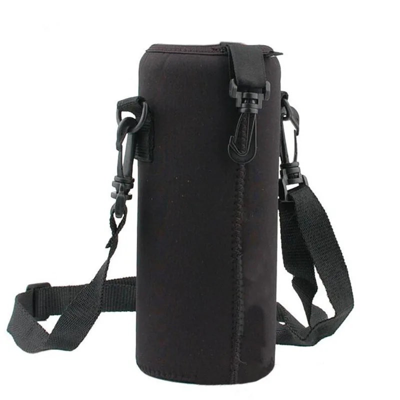 Flash Deal 1000ML Water Bottle Cover Bag Pouch Water Bottle Carrier Insulated Bag Pouch Holder Shoulder Strap Bicycle Riding Accessories 0