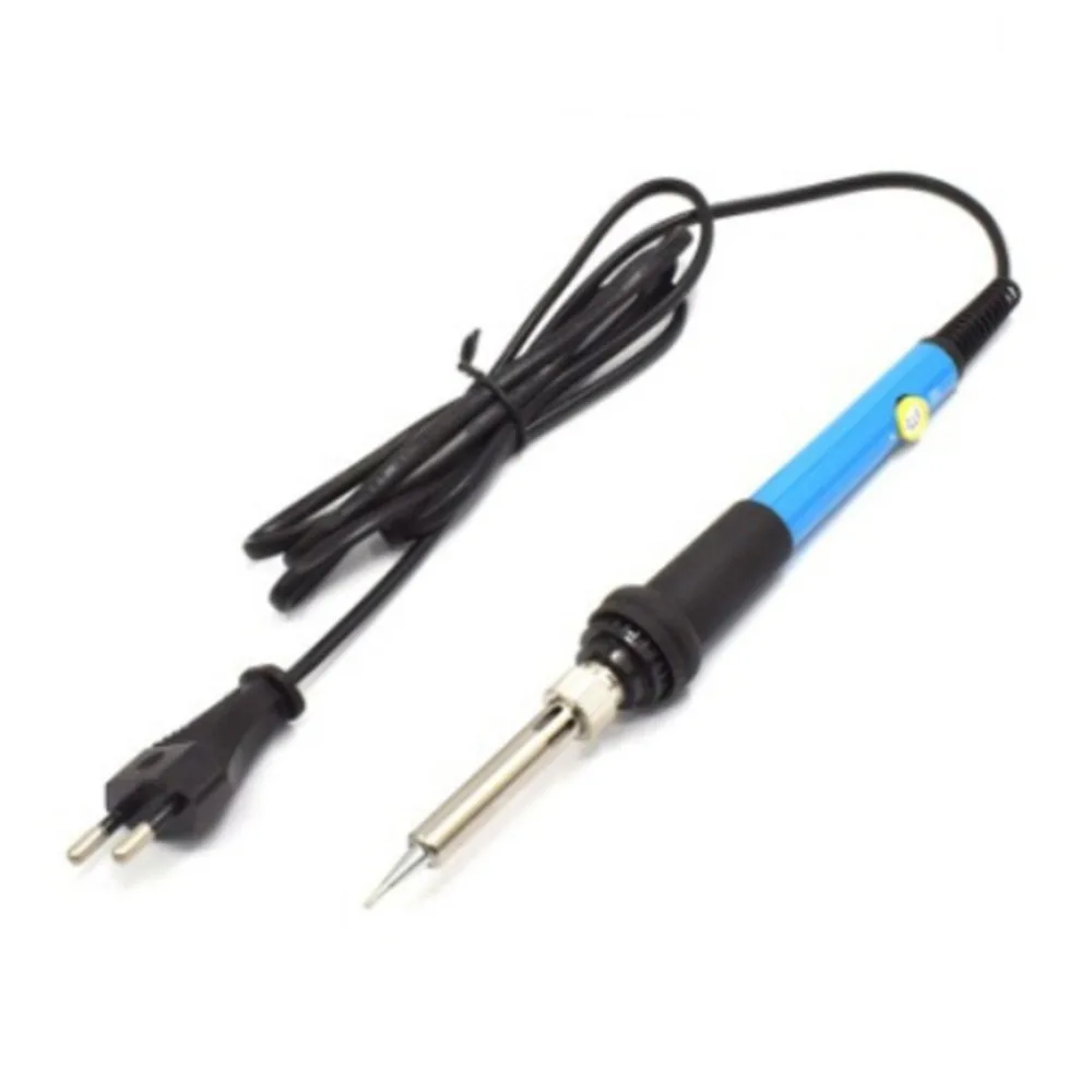 EU 60W Soldering Iron With Temperature Adjustment For Reliable Electronic Circuit Repairs By Eliminating Component Damage