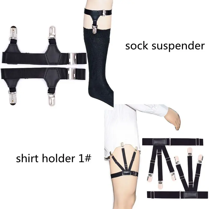 sock suspender shirt men