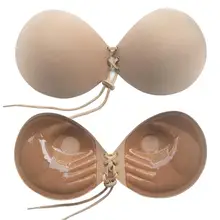 Модный женский силиконовый невидимый бюстгальтер, грудь, клей, пуш-ап, без бретелек, шнурок, корсет