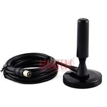 Небольшой УКВ УВЧ цифровой аналоговый DVB-T магнитное основание внутренняя Автомобильная цифровая антенна IEC Штекерный разъем