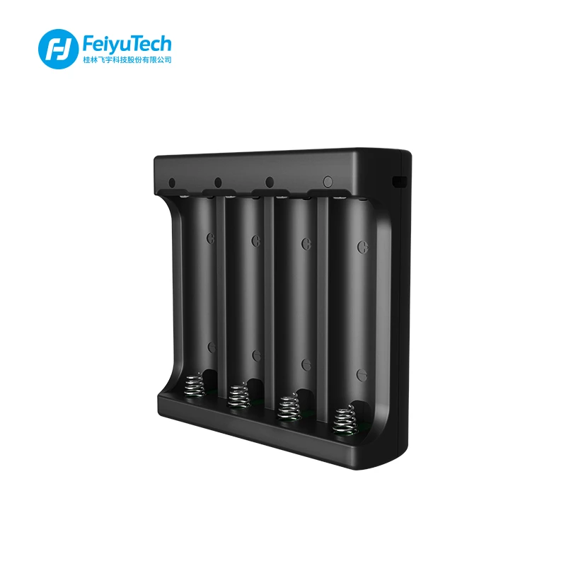 4 Ranuras para Pilas Recargables 18650 de Ion de Litio con Cable USB Cargador de batería FeiyuTech AK Series 