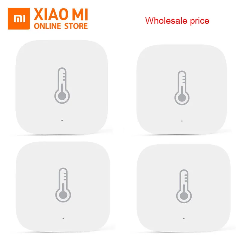 Online Venta al por mayor de 2019 Xiaomi Aqara Sensor inteligente de humedad y temperatura del aire funciona con Android IOS Mijia APP Control