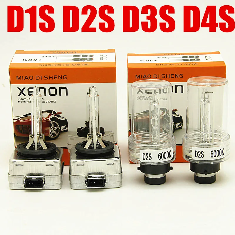 

car xenon D1S D2S D3S D4S HID headlight lamp for auto use 12v 6000K bulbs
