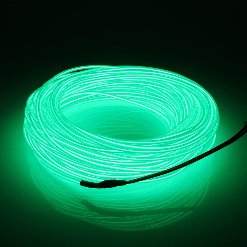 tubo fio neon fulgor carro corda tira