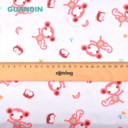 GUANDIN, 50*160 см печатных саржа хлопковая ткань для DIY Лоскутная Лоскутное шитье/ткани ребенка и детей/ лист, подушка, подушка