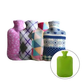 

For 2000ML large one side polar cloth cover hot water bottles rubber explosi Fleece Cloth Cover Hot Water Bottles