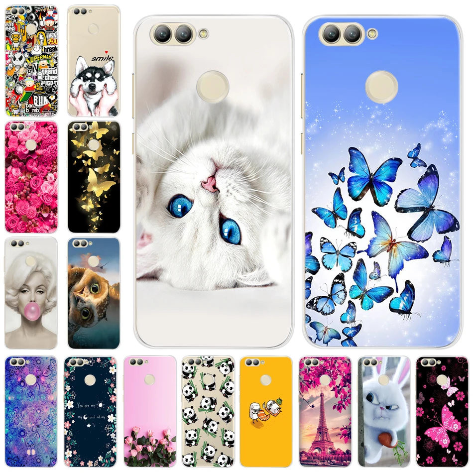 Phone Case For Huawei Nova 2 Silicone 3D Cartoon Cute Funda Soft Tpu Coque Cover Coupe 5.0' Shell |