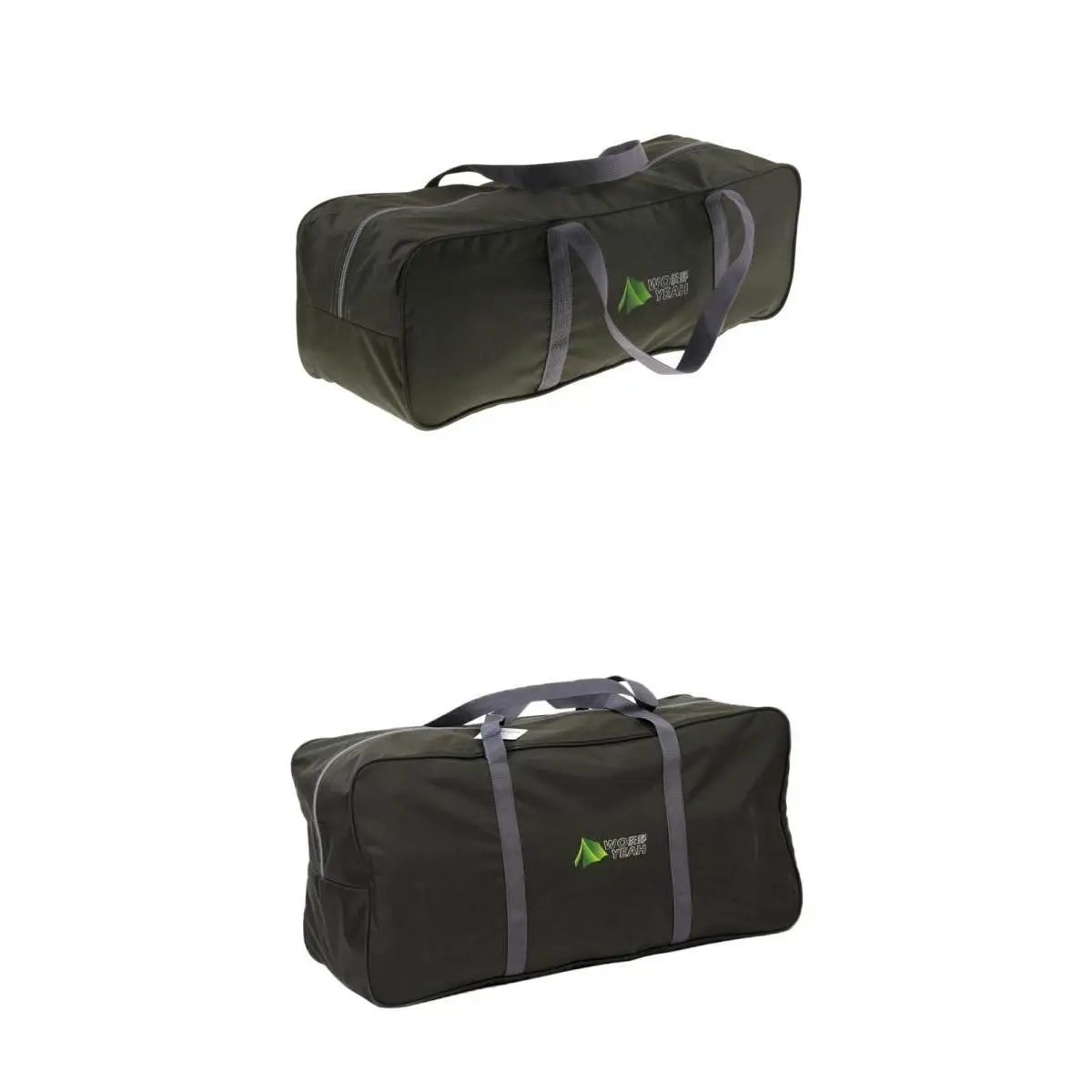 2Pcs Waterproof   Oxford Cloth Outdoor Travel Duffel Bag Camping Equipment Zipper Storage Bag M/L For Camping Hiking Travel