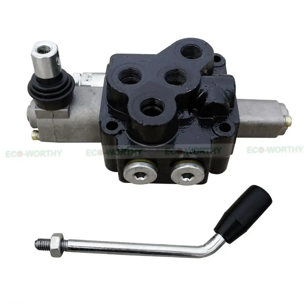 

Hydraulic Control Valve Log Splitter Manual Kick Out 3/4" Ports Max Directional Control Valve 3 Position for Log Splitter
