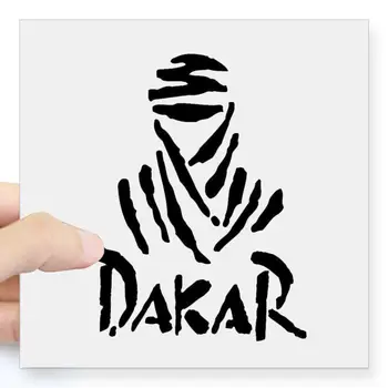 

2 pcs Universal creative white DAKAR off-road reflective & waterproof car sticker