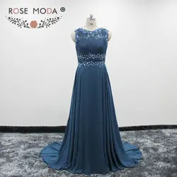 Роза Moda без рукавов Чирок кружева мать невесты платья 2018 вечерние свадебные платья плюс Размеры Моб платья Реальные фотографии