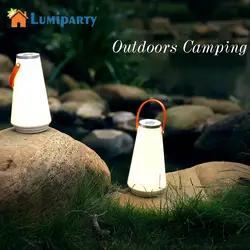 Lumiparty творческий прекрасный портативный открытый светодиодный ночник USB Перезаряжаемый сенсорный диммер настольная лампа для кемпинга