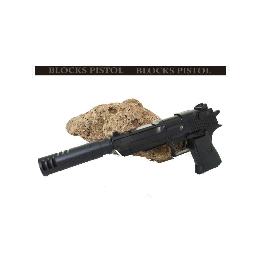 45 шт. строительных блоков desert eagle m1911 игрушечные пистолеты M4 ACR J10|children toys|building