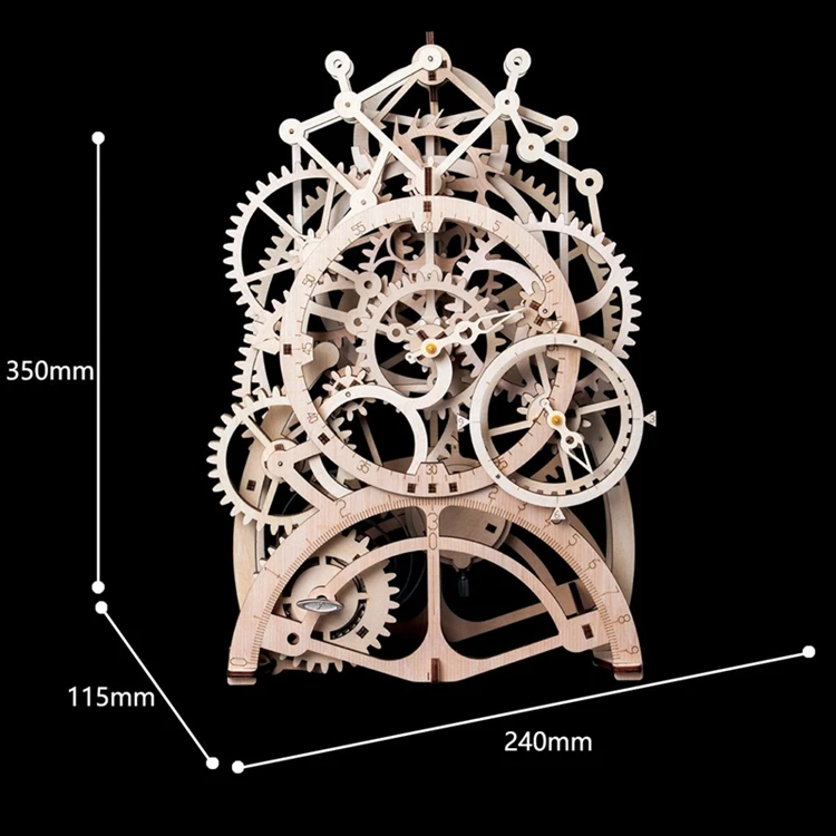 Robud DIY механическая модель строительные наборы по заводу 3D деревянные головоломки игрушки подарок для мальчиков и девочек для дропшиппинг