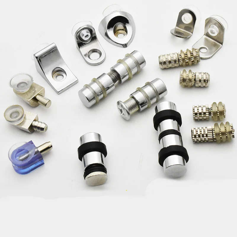 5pcs high quality bathroom glass clip bracket partition glass bracket