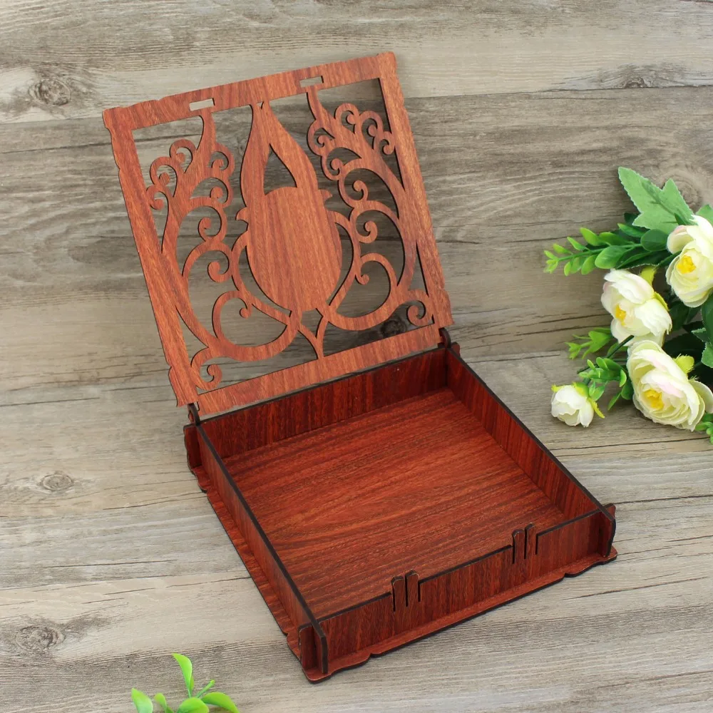 100 Piece Elegant Invitation Card Box Customized Wooden Wedding 100 Piece Elegant Invitation Card Box Customized Wooden Wedding Handmade Greeting Jewelry In Cards Invitations From